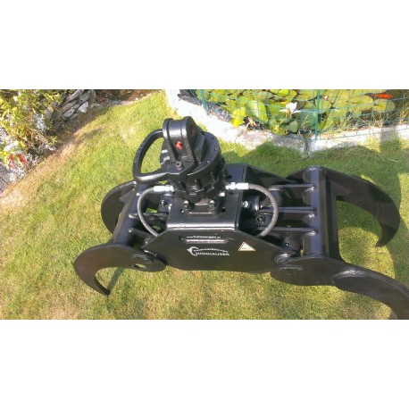 Griffe d'accrochage hydraulique 4 bras pince OG 19 1,27 m sans rotator_2