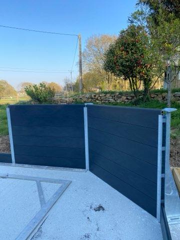 Piscine hors sol octogonale 14,5m² Tatihou - composite PVC/chanvre - structure acier - fabrication française_2