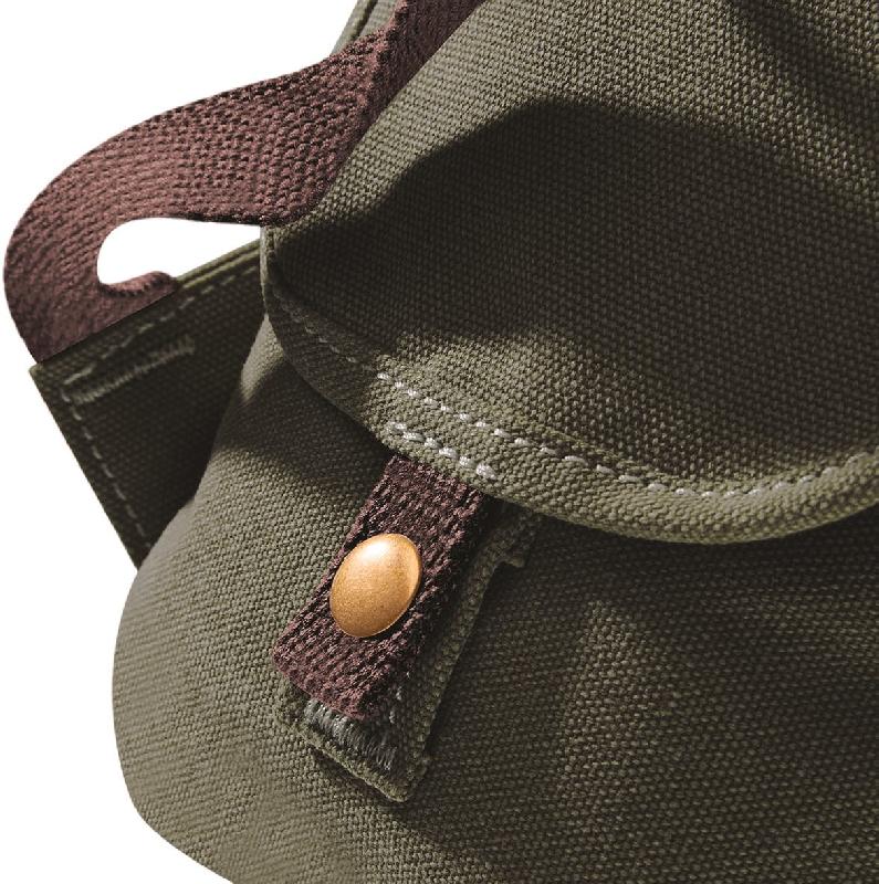Sac à dos vintage en toile - Réf: QD612 - Quadra - avec poches zippées et bandoulières ajustables_2