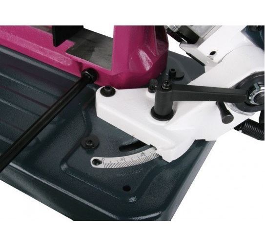 Scie à ruban Optimum SP 13 V - portative, coupe 0° à 60°, variateur de vitesse, lame Bi-métal_2