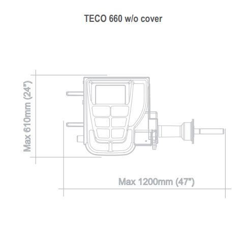 Équilibreuse électronique TECO 660 - Pour roues de voitures, fourgons et motos - Jantes jusqu'à 28 pouces - Poids max 75 kg_2