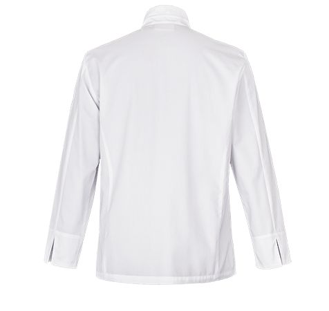 Addict - Veste de cuisine homme - Clément Design - double col montant - fentes côtés - pressions cachées_2