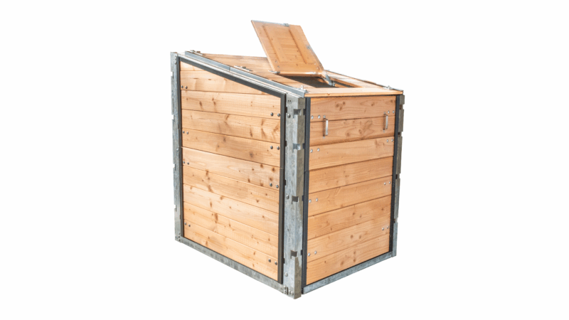 Composteur collectif Grande Capacité - Cellule individuelle - 1000L, 1500L, 2000L - Résineux raboté, Douglas raboté_2