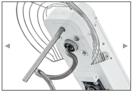 IRV 15 - Pétrin professionnel Prismafood - 12 kg, tête basculante et cuve amovible, variateur de vitesse_2