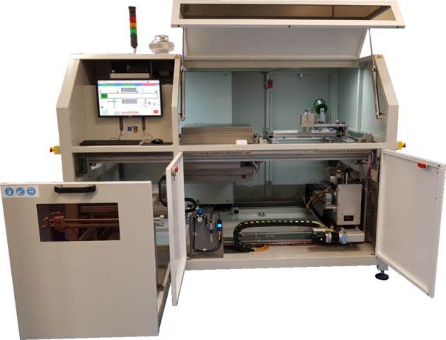 Selective soldering wave SSW-R500 - machine de brasage avec convoyeur automatique et mini vague de brasage_0