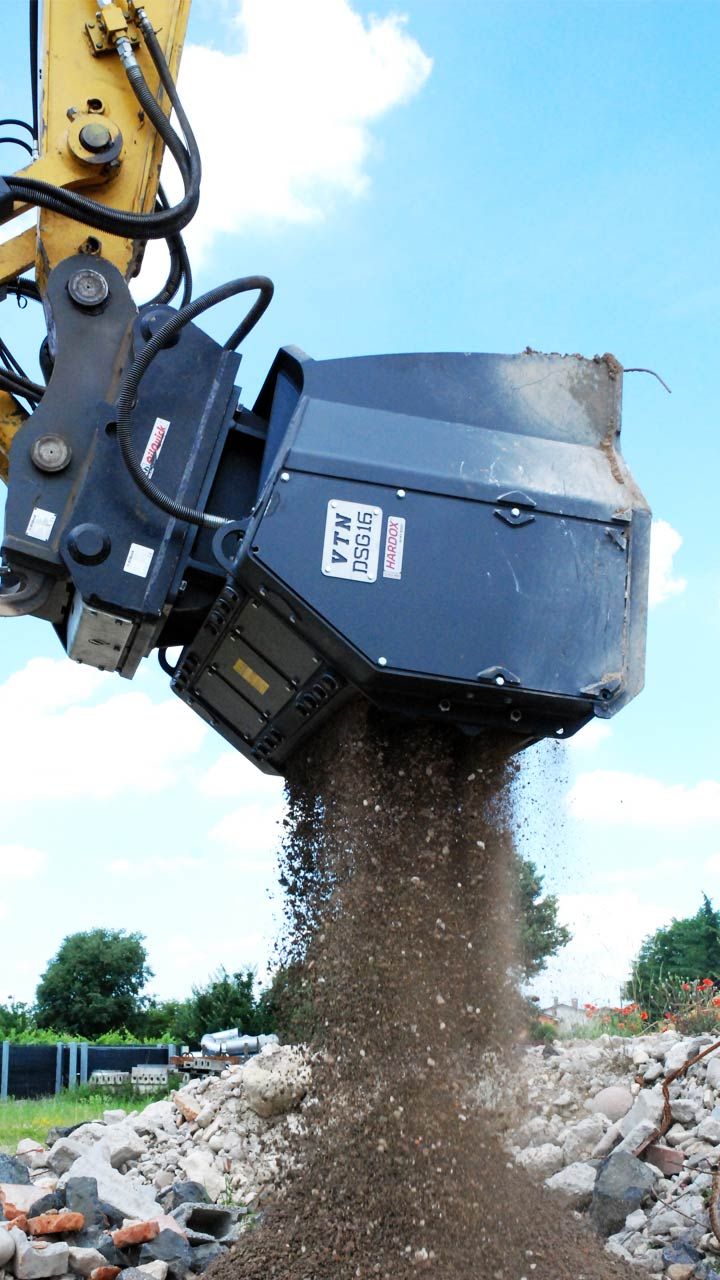 Série DSG - Godets cribleurs VTNeurope - pour pelleteuses de 15 à 35 tonnes et chargeuses de 6 à 19 tonnes_2