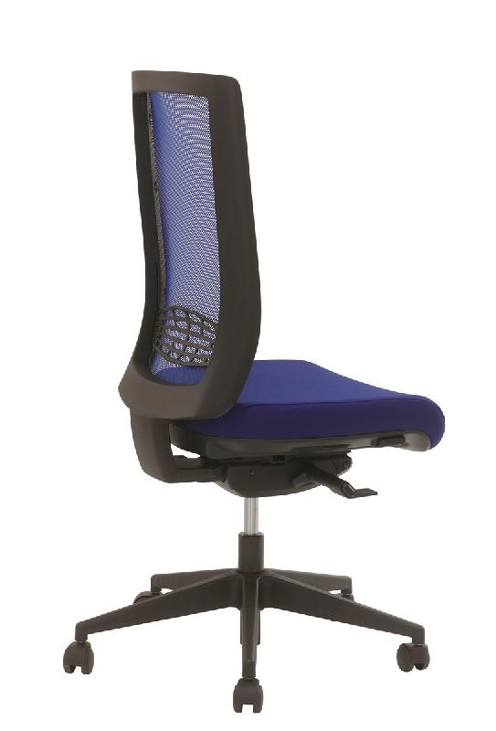 Siège bureautique  synchrone KENNY - Bleu, Noir, Réglable 3D, Piètement nylon noir_0