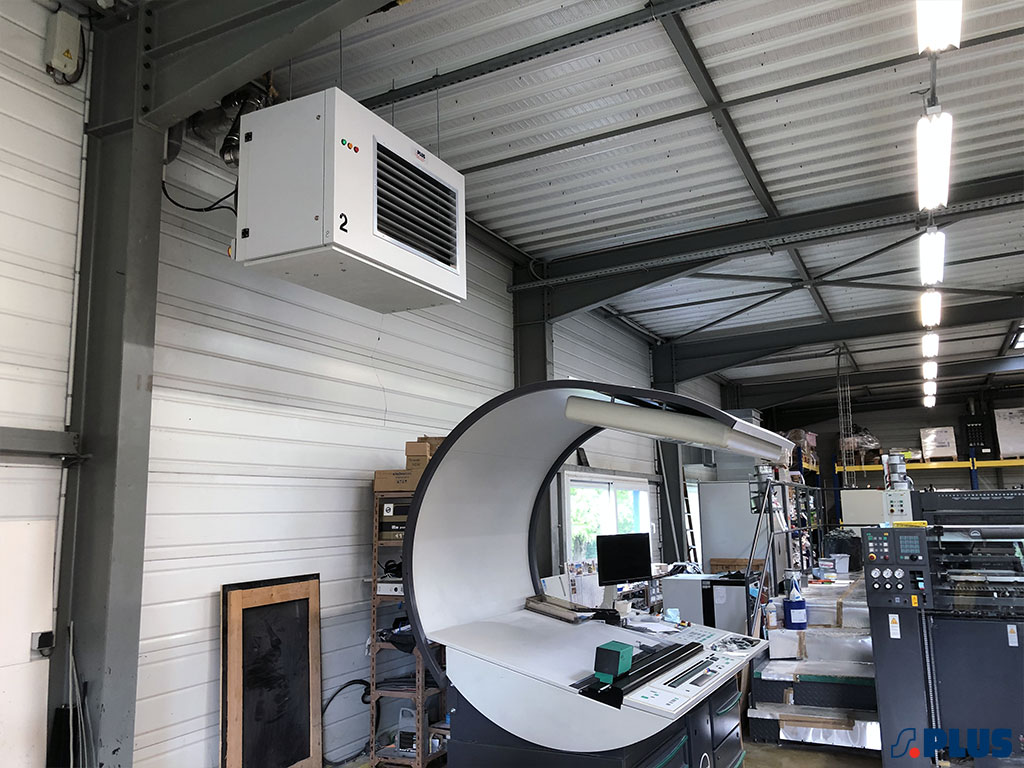 Aérotherme gaz - s.Plus - SMG AG 15 - Débit d'air 2 900 à 11 000 m³/h - Puissance 24,4 à 116,5 kW_2