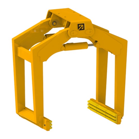 Pince de manutention Série GMPFL - pour pelle, mini-pelle et camion-grue - robuste en acier FE 510_2