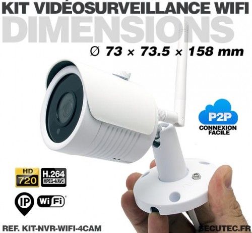Kit-nvr-wifi-4cam - kits vidéosurveillances - active media concept - résolution hd 720p (1280×720 pixels)_2