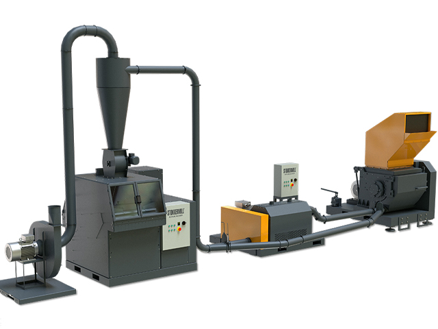 Usine de recyclage de câbles Stokkerwill - Production jusqu'à +1500 kg/h - MULTIFLEX M60 | M180_2