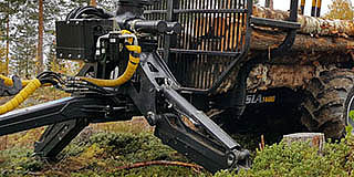 202T Remorque forestière - Kesla OYJ - 900kg - Chargeuse avec portée de 6.15m et système de commande avancé_2