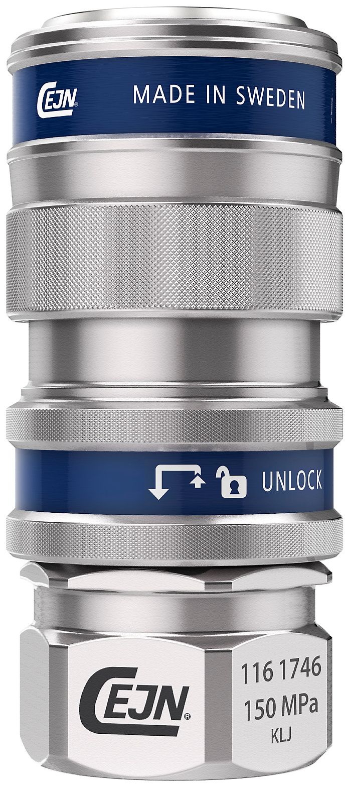 Séries 116 - coupleur CEJN - AISI 316, acier inoxydable traité, pression maximale 150 MPa_2