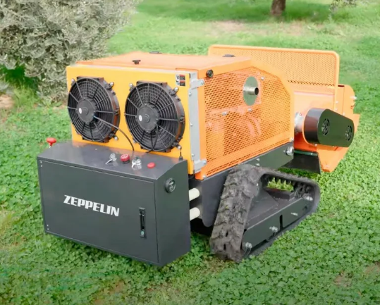 Robot debroussailleur à chenilles - Télécommandée à fléaux - Avec moteur Briggs et Stratton 627cc 23CV_2