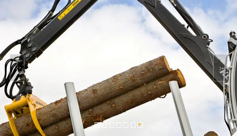 Grue forestière KESLA 2009S avec tuyauterie latérale en option