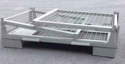 Caisse métallique pliable repliable_2