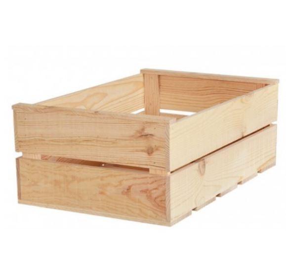 Caisse pour Présentoir Fruits et Légumes - 1 ou 2 niveaux - Pin massif - Fabrication Française - Norme PEFC_2