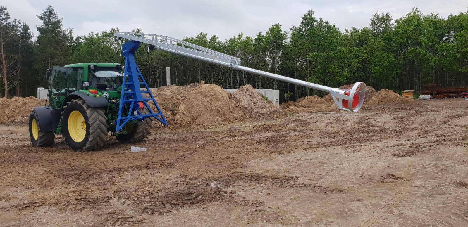 Mixeur à lisier - Mélangeur pour réservoirs jusqu'à 6m de hauteur - Galvanisé à chaud - Hélice 580mm - Longueur 11,3m_2