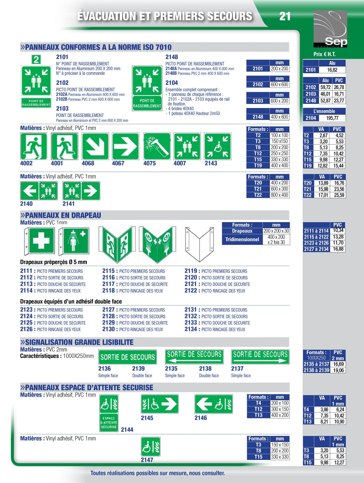 Panneau de signalisation d'évacuation - sécurité et orientation_2