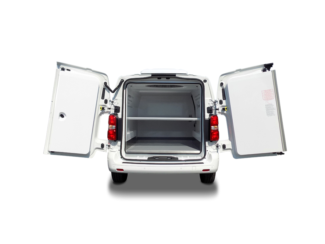 Fourgon frigorifique Peugeot avec cellule intégrée pour palettes et eurobox