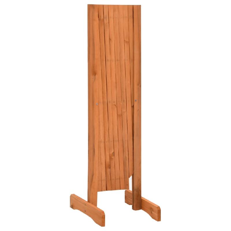 Vidaxl clôture en treillis de jardin orange 150x80 cm bois de sapin 314826_2