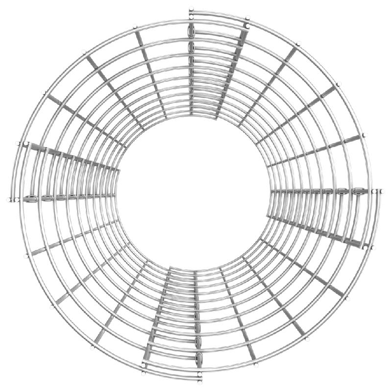 Vidaxl poteau à gabion circulaire acier galvanisé ø30x100 cm 152012_2