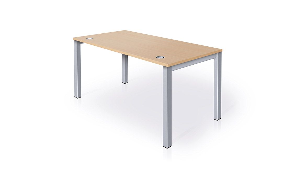 Bureau droit Arial - EOL - design épuré avec solutions d'électrification_2