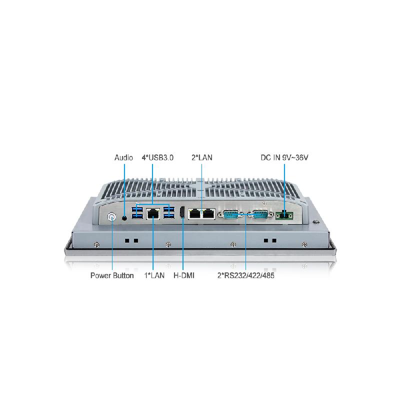 Panel PC industriel fanless 12,1 pouces - Supervision, HMI, automatisation - EVI-C012WAC_2