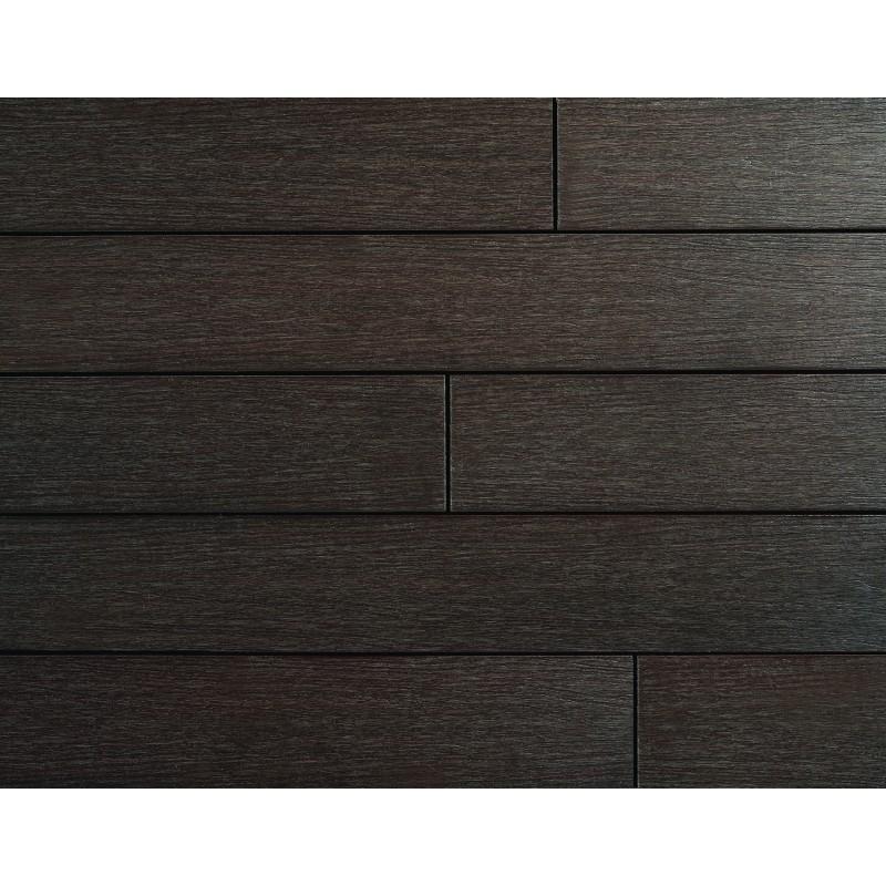 PACK 1 M² LAME DE TERRASSE COMPOSITE COEXTRUDÉ SUPRA AVEC ACCESSOIRES (4 COLORIS) 3600 X 145 X 23 MM - COLORIS - CHÊNE FONCÉ_2