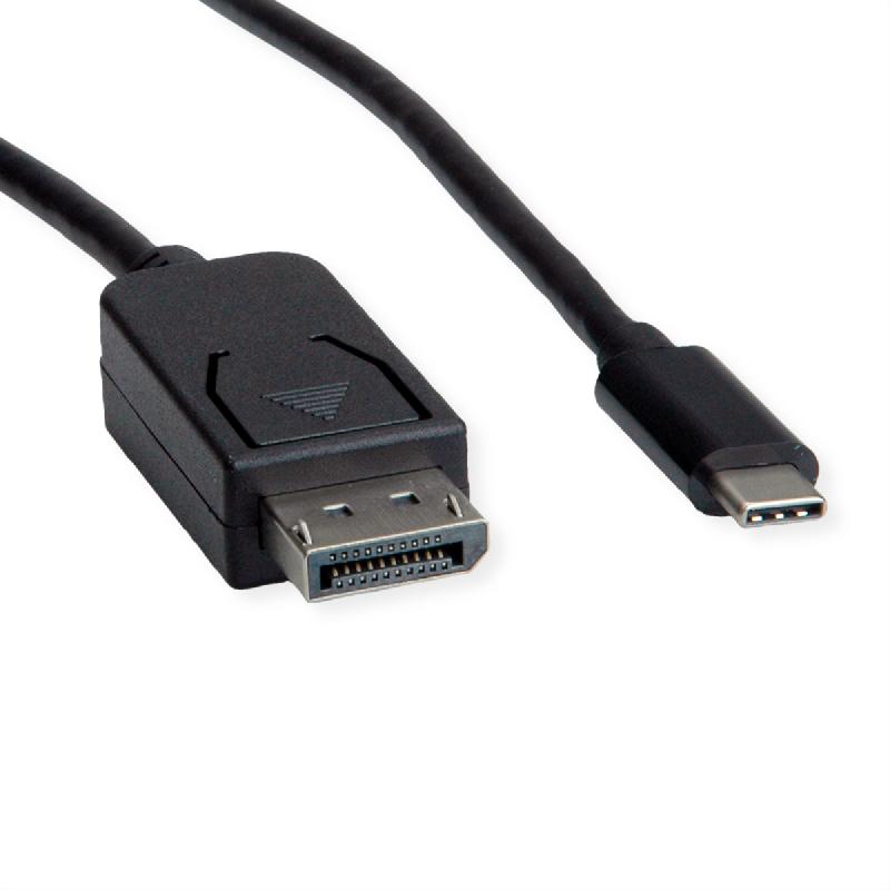 ROLINE Câble adaptateur type C - DisplayPort, v1.4, M/M, 2 m_2