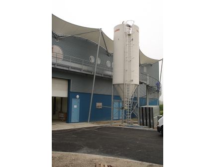Silo de grande capacité pour applications industrielles