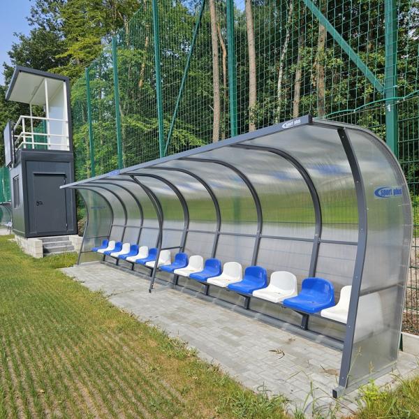 Abri de touche PREMIUM pour joueurs - SPORTPLUS.PL - polycarbonate alvéolaire - 100Kg_2