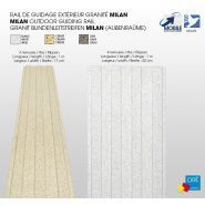 Milan granitée - Bande de guidage adhésive ou à coller - Oré Peinture - Épaisseur 8 mm_2