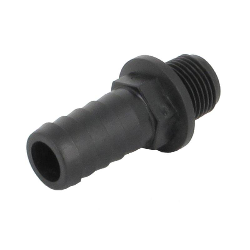 Raccord annelé - Droit - M 1/2