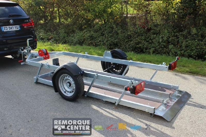 Remorque Abaissable Porte-moto et scooter - YO REMORQUE - CCL6 - 246 x 100 cm - Référence YO_CCP5_2