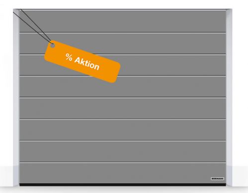 Double porte de garage sectionnelle anti-effraction RenoMatic - Rainure M - Surface Woodgrain - Motorisée - 9 couleurs disponibles_2
