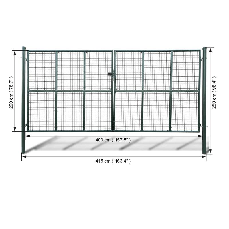Vidaxl portillon maille 415 x 250 cm / 400 x 200 cm 141393_2