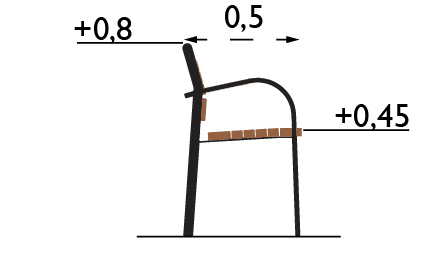 Banc public Taberg réf 8037061 - Hags - Montage en 1 heure - Dimensions 1860x500x800 mm - Poids 49 kg_2