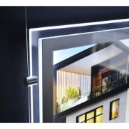 Porte-affiche LED Alpha - Design élégant et épuré - Formats A4, A3, A2 - 6000 lux - Double face_2