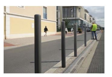 Potelet Carrefour - Jesignale - Acier avec 3 Finitions Disponibles et Diamètres Variés_2