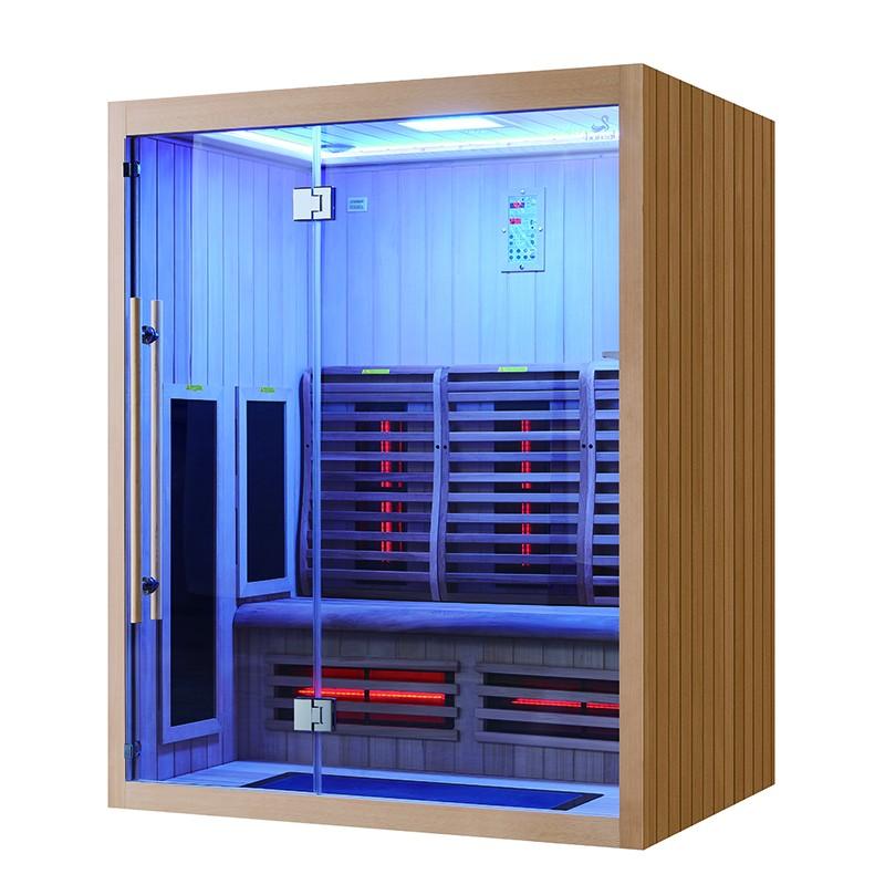 SAUNA INFRAROUGE BOREAL® SIGNATURE 160 À SPECTRE COMPLET - 160X120X205_2