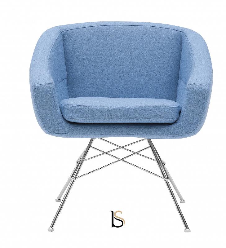 Fauteuil AIKO - Softline - Feld Bleu 858_2