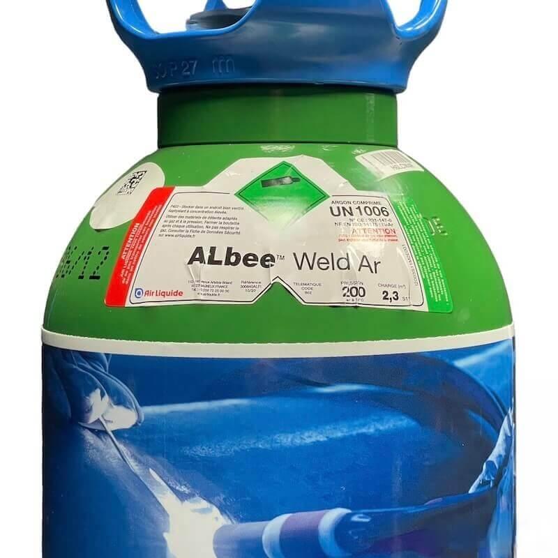Bouteille ARGON PUR Détendeur intégré - Albee Weld Ar - 1m3 AIR LIQUIDE_2