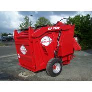 Dp 2500t - désileuse pailleuse - atelier 3t - portée 2.90 m3 - capacité 1 round Ø1.50 - goulotte latérale ou tournante_2