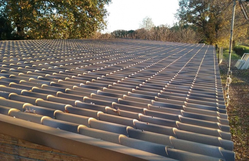 Panneau sandwich imitation tuile romane - épaisseur 40 à 120 mm - isolation performante et esthétique_2