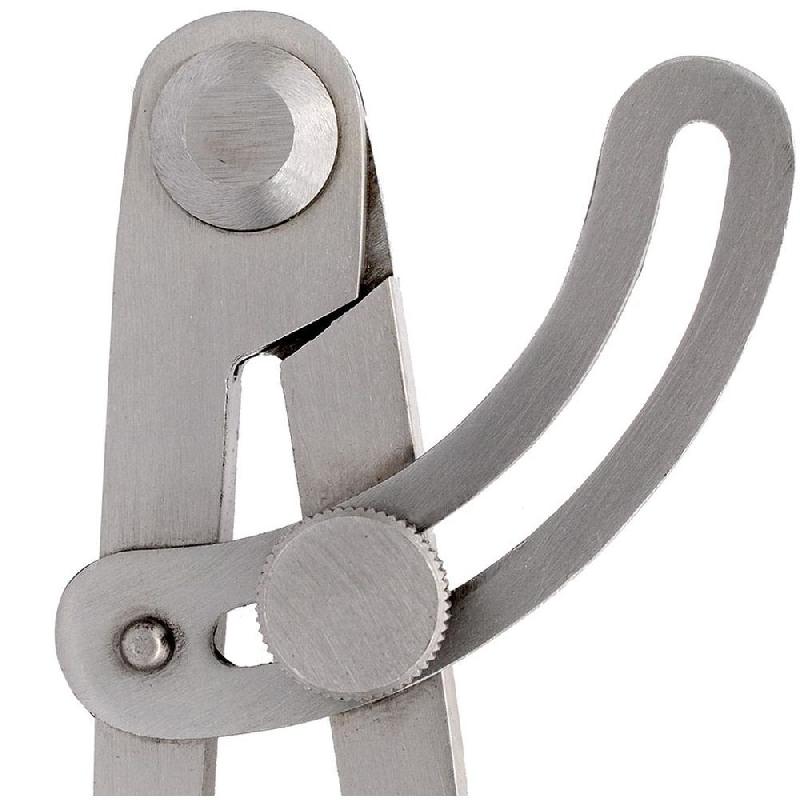 Compas à charnière porte-crayon 1/4 cercle en acier - 175 mm - Référence : 190044_2