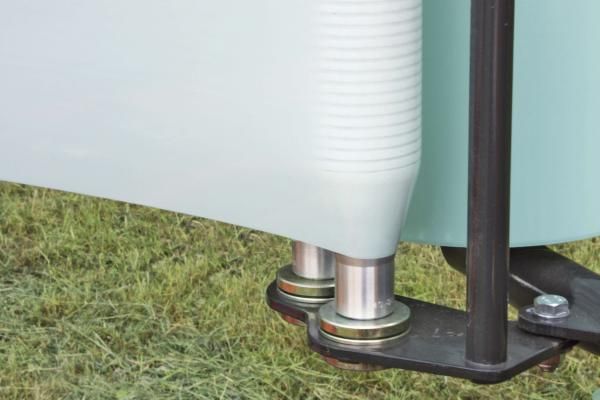 Modèle RW 1410 pour balles jusqu’à 150 cm de diamètre et 1 000 kg