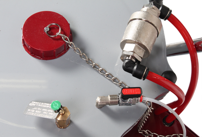 Sableuse professionnelle de précision - Réservoir 30 litres sur roues - Tuyau 5 m et pistolet buse Ø 2,5 mm_2