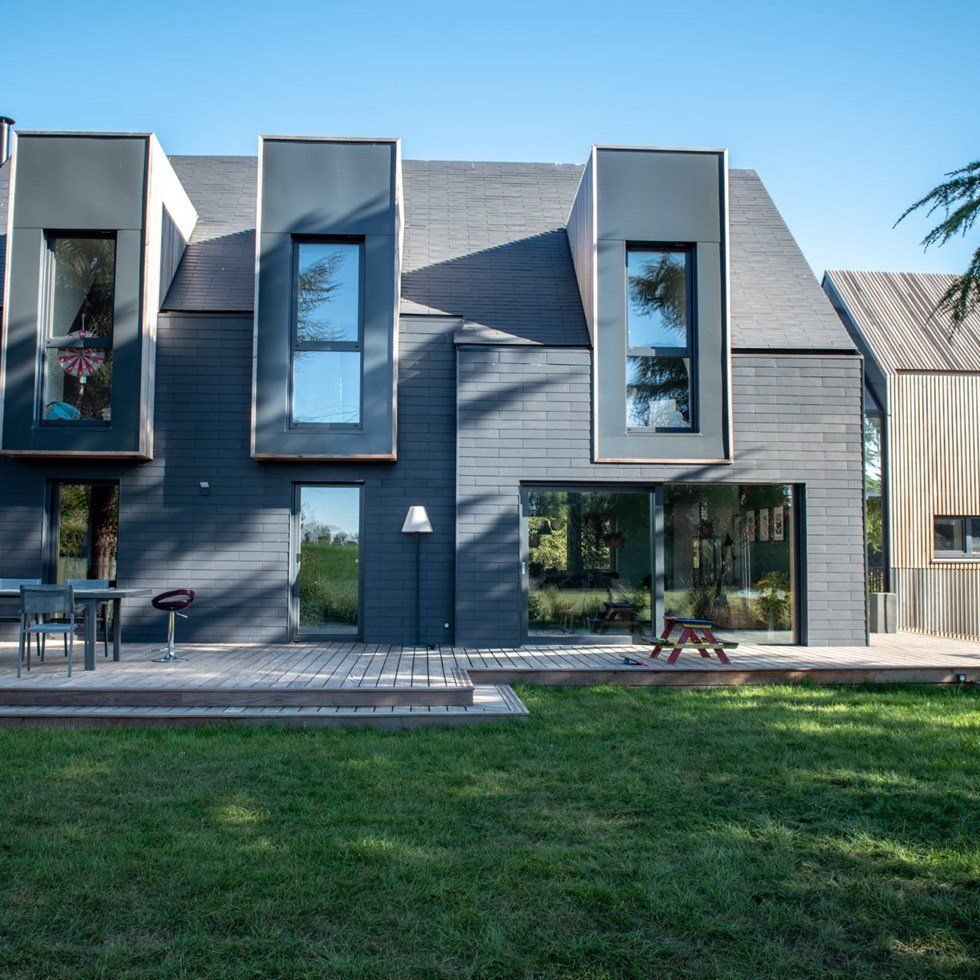 Façades Vertigo - Cedral - dimensions 60x30 mm - Anthracite, Gris zinc, Terre Cuite - Garantie 15 ans_2