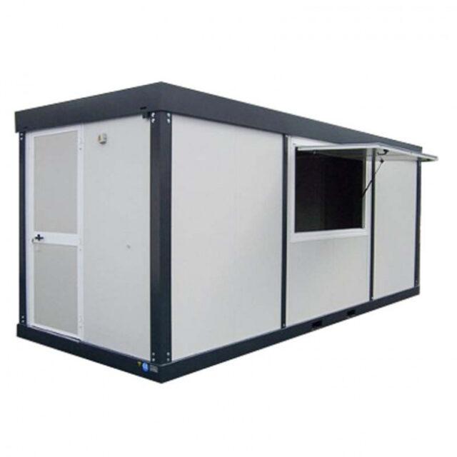 Bungalow neuf type Snack 6 mètres - porte pleine, fenêtre snack, plancher bois-ciment, 13,4 m²_2